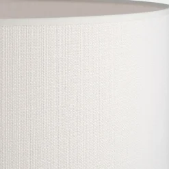 Abat-jour cylindrique D40xH30cm - blanc