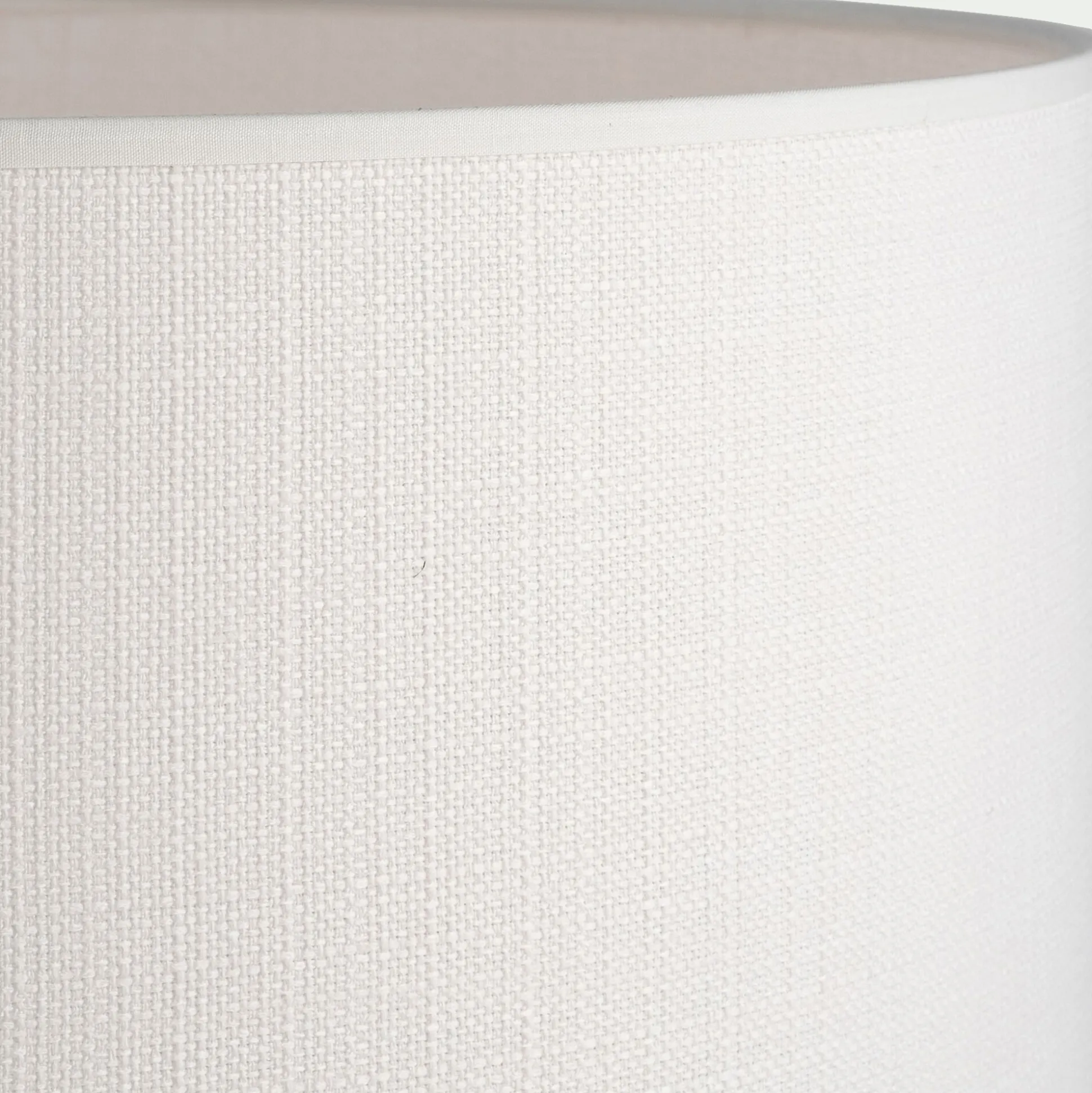 Abat-jour cylindrique D40xH30cm - blanc
