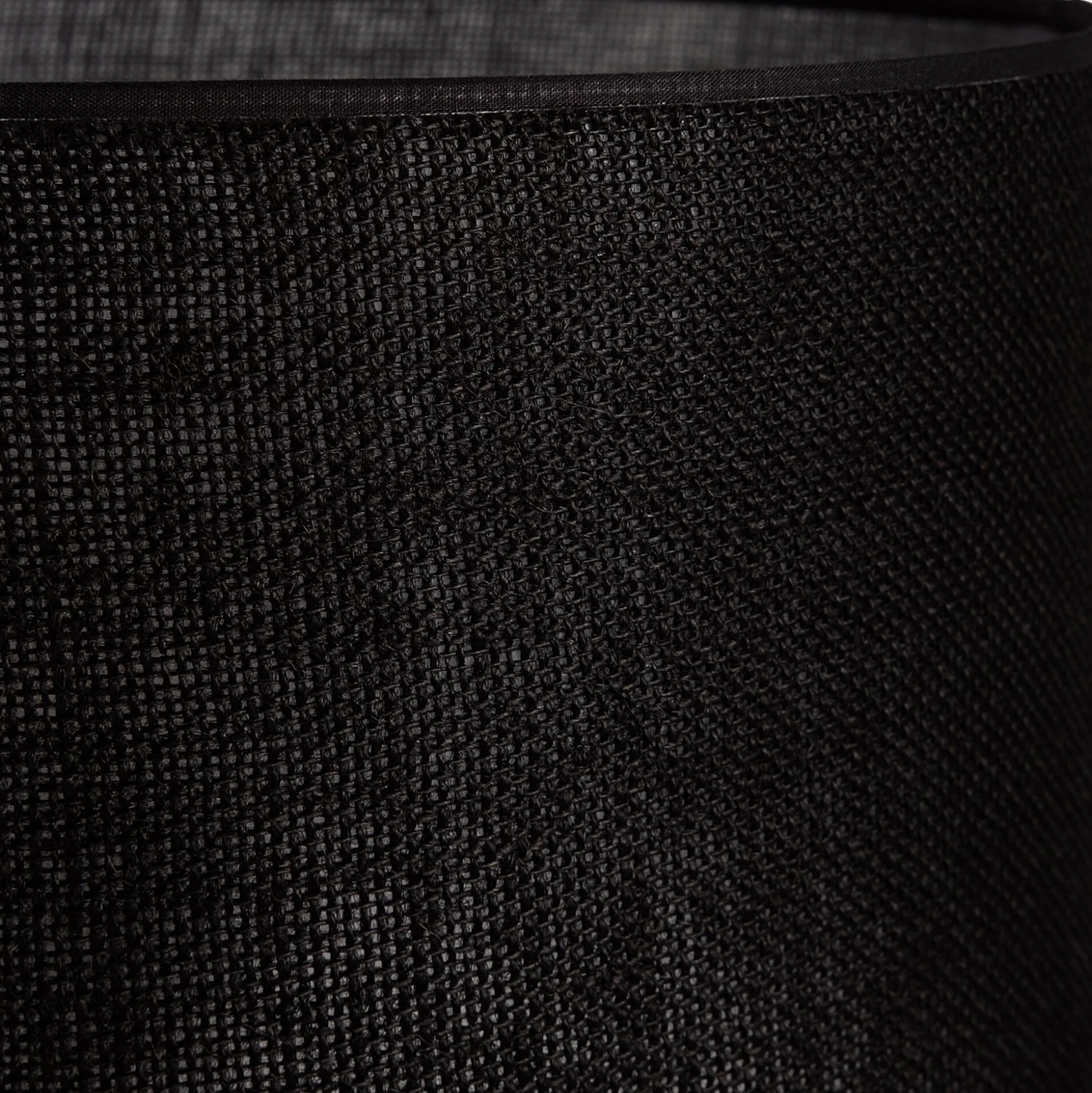 Abat-jour cylindrique en jute D32cm - noir