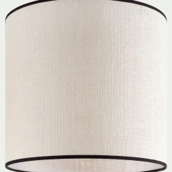 Abat-jour cylindrique en jute D32cm - beige