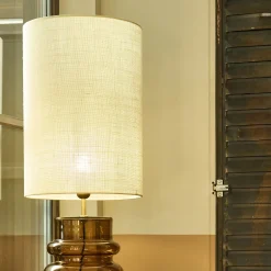 Abat-jour cylindrique non électrifiée en jute D35xH50cm - naturel