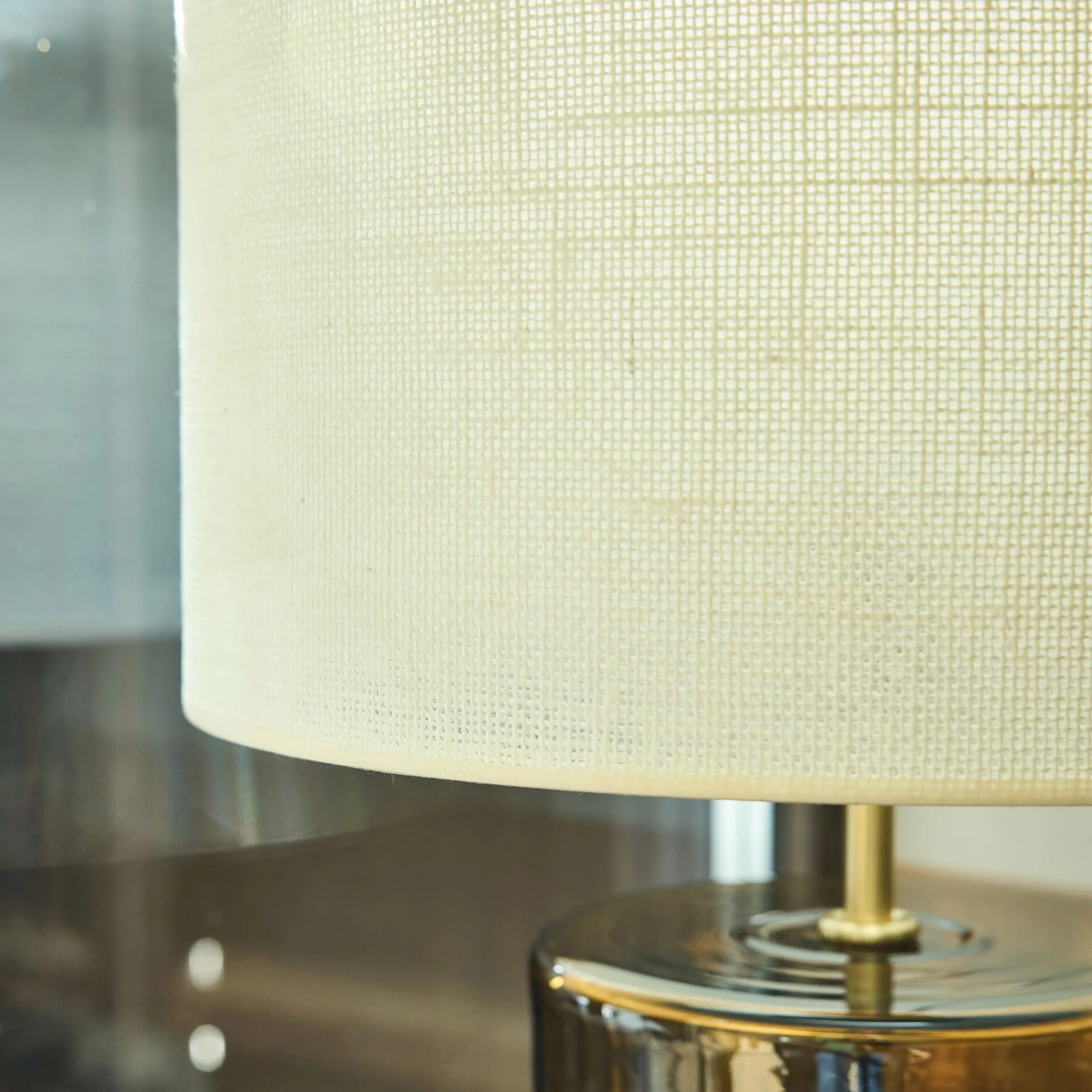 Abat-jour cylindrique non électrifiée en jute D35xH50cm - naturel