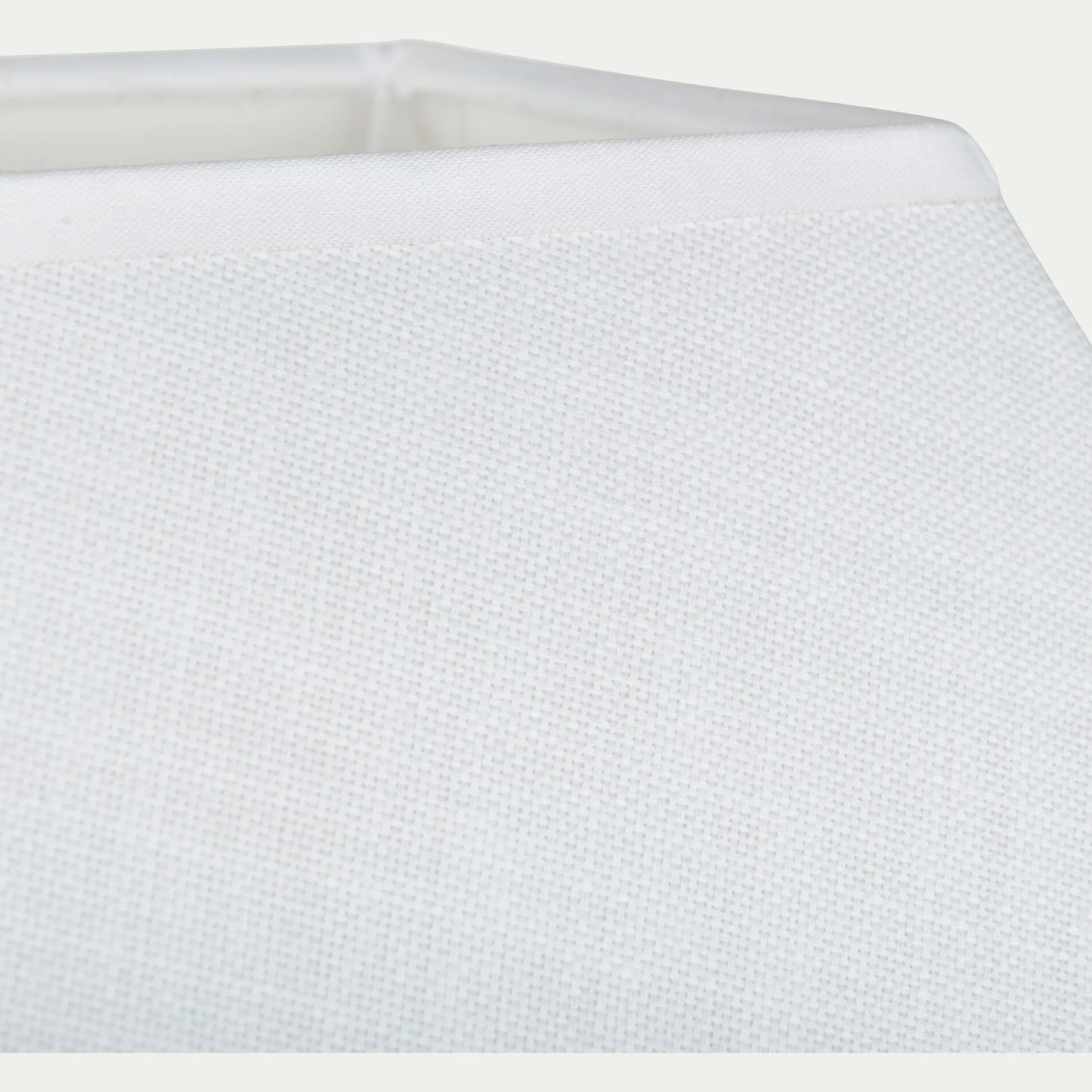 Abat-jour en coton l25cm - blanc capelan