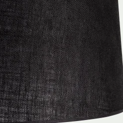 Abat-jour en jute D55cm - noir