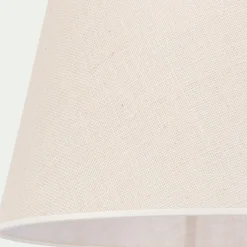 Abat-jour tambour en jute D45cm - blanc écru