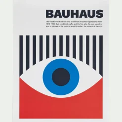 Affiche œil 30x40cm - bleu