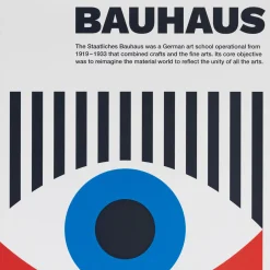 Affiche œil 30x40cm - bleu