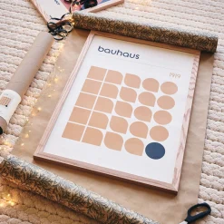 Affiche rétro 50x70cm - terracotta