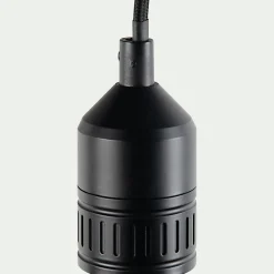 Applique murale en acier - L42cm noir