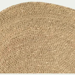 Applique murale électrifiée en jonc de mer D61cm - naturel