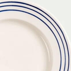 Assiette à dessert en faïence D22cm - blanc