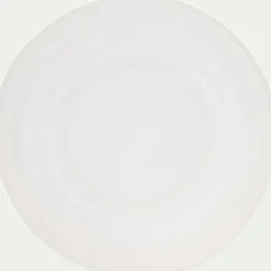 Assiette à dessert en faïence D20cm - blanc