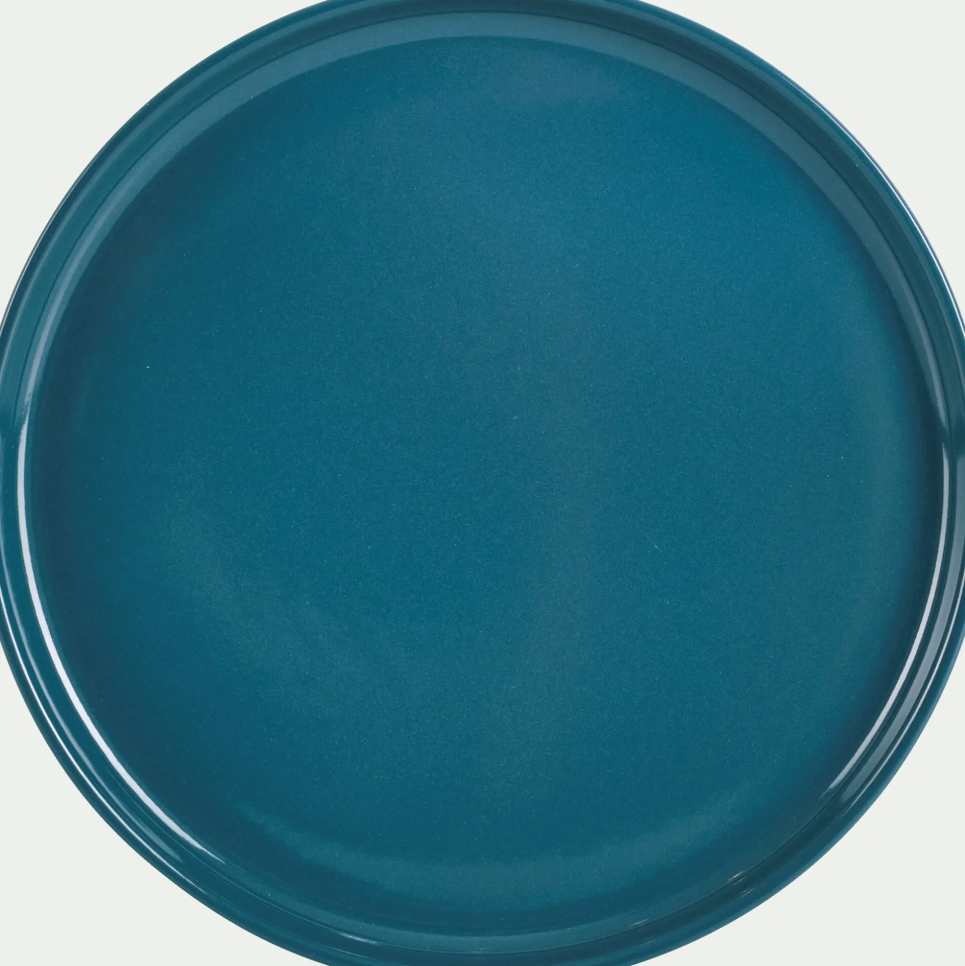 Assiette à dessert en faïence D22,3cm - bleu figuerolles