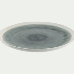 Assiette à dessert en grès D20,5cm - bleu autan