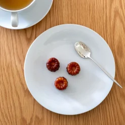 Assiette à dessert en porcelaine qualité hôtelière D21cm - blanc