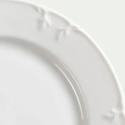 Assiette à dessert en porcelaine D22cm - blanc