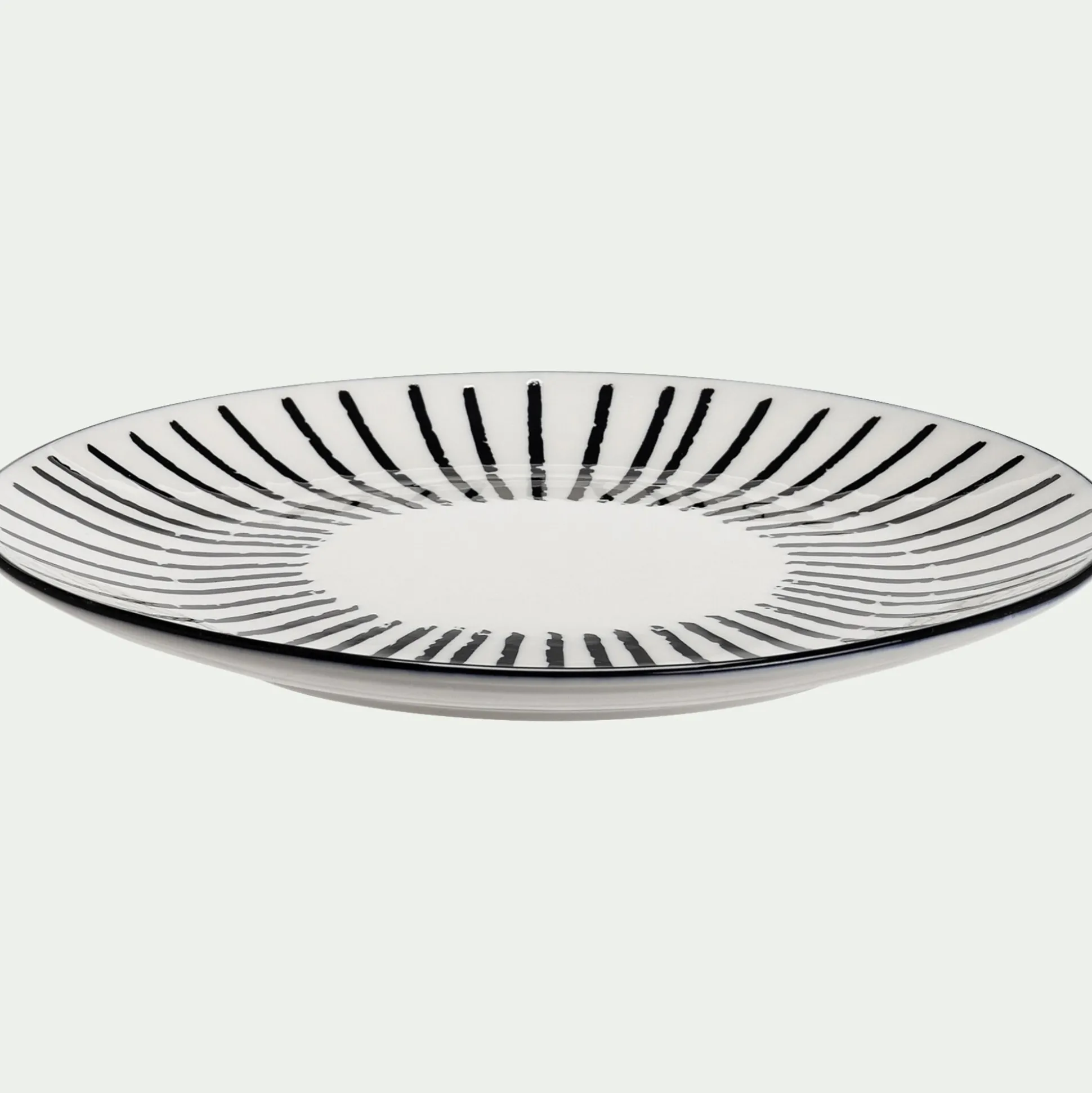 Assiette à dessert en porcelaine D19cm - blanc