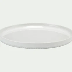 Assiette à dessert en porcelaine D20cm - blanc