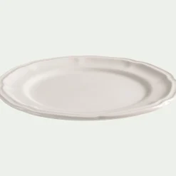 Assiette à dessert en porcelaine D21cm - blanc