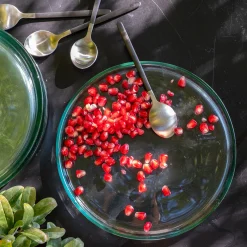 Assiette à dessert en verre D20cm - transparent