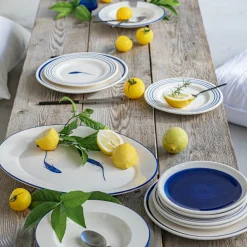 Assiette creuse en faïence D23,5cm - blanc