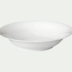 Assiette creuse en porcelaine de qualité hôtelière D23cm - blanc