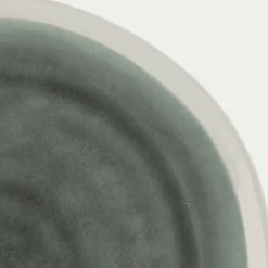 Assiette plate en grès D27,5cm - bleu autan