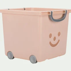 Bac de rangement 25L - rose argile