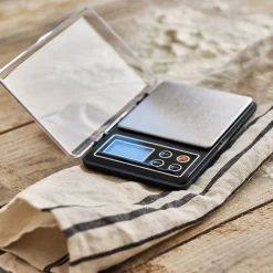 Balance de cuisine en inox - noir