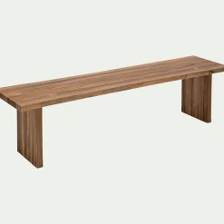 Banc en acacia L170cm - bois foncé