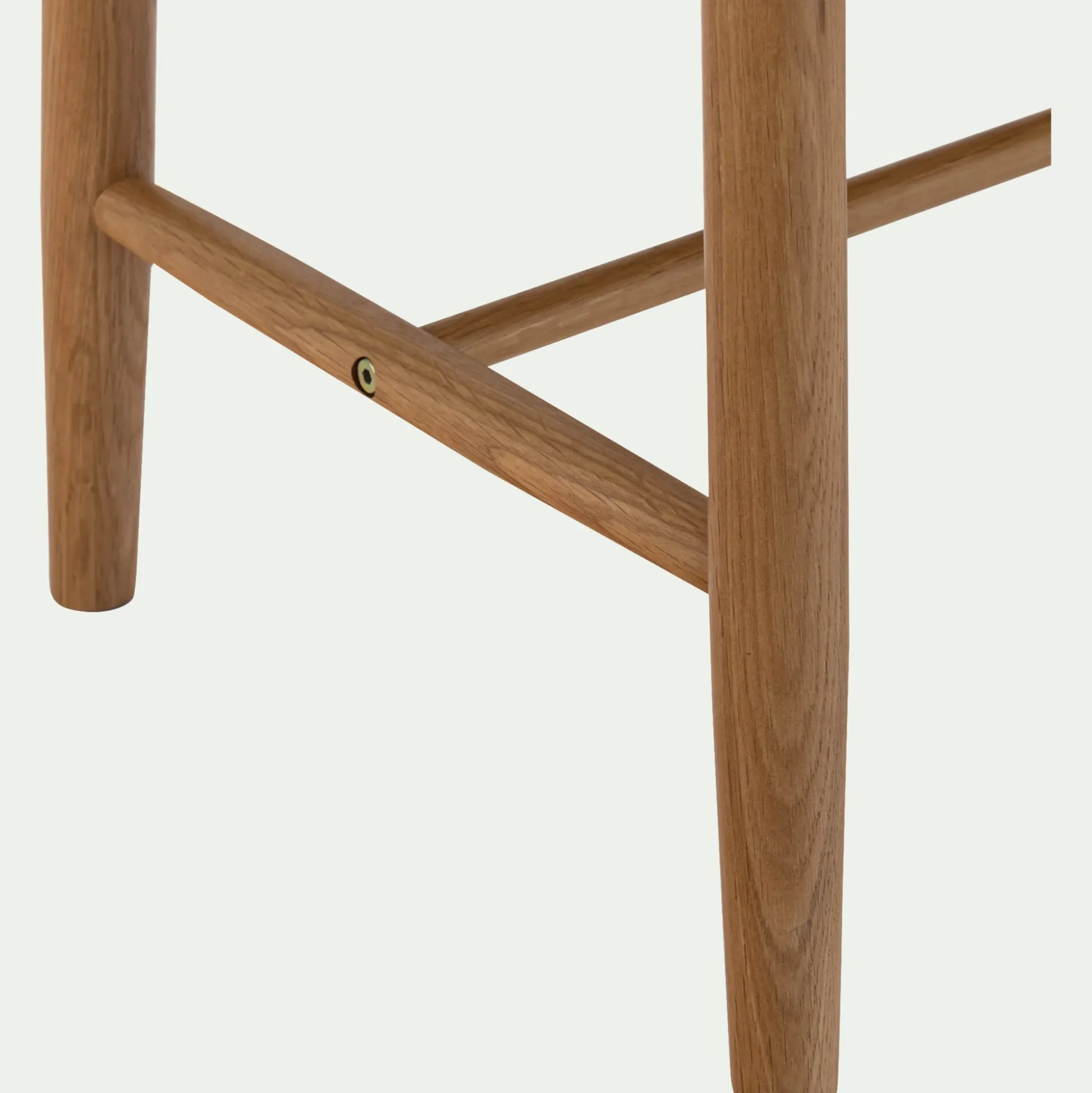 Banc en chêne et corde L120cm - bois clair