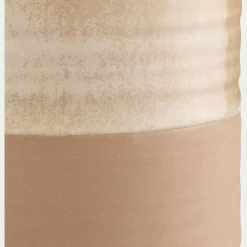 Bocal avec couvercle 0,75L en grès - beige