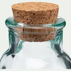 Bocal en verre recyclé 9cl - transparent