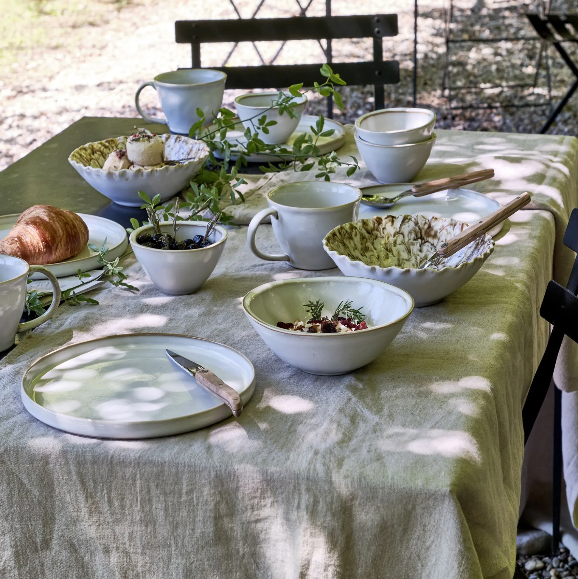 Bol en grès D16,5cm - beige alpilles