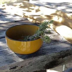 Bol en grès D14,8cm - jaune