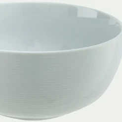 Bol spirale en porcelaine D16cm - blanc