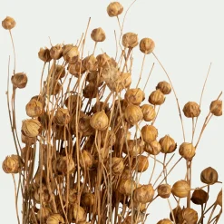 Botte de lin séché H55cm - naturel