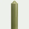 Bougie cylindrique H20cm - vert