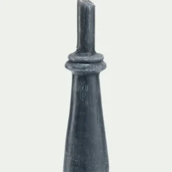 Bougie déco contemporaine H36cm - gris
