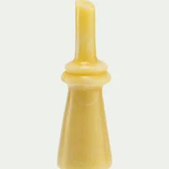 Bougie déco contemporaine H26cm - beige