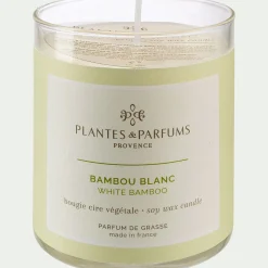 Bougie parfumée senteur Bambou Blanc 180g