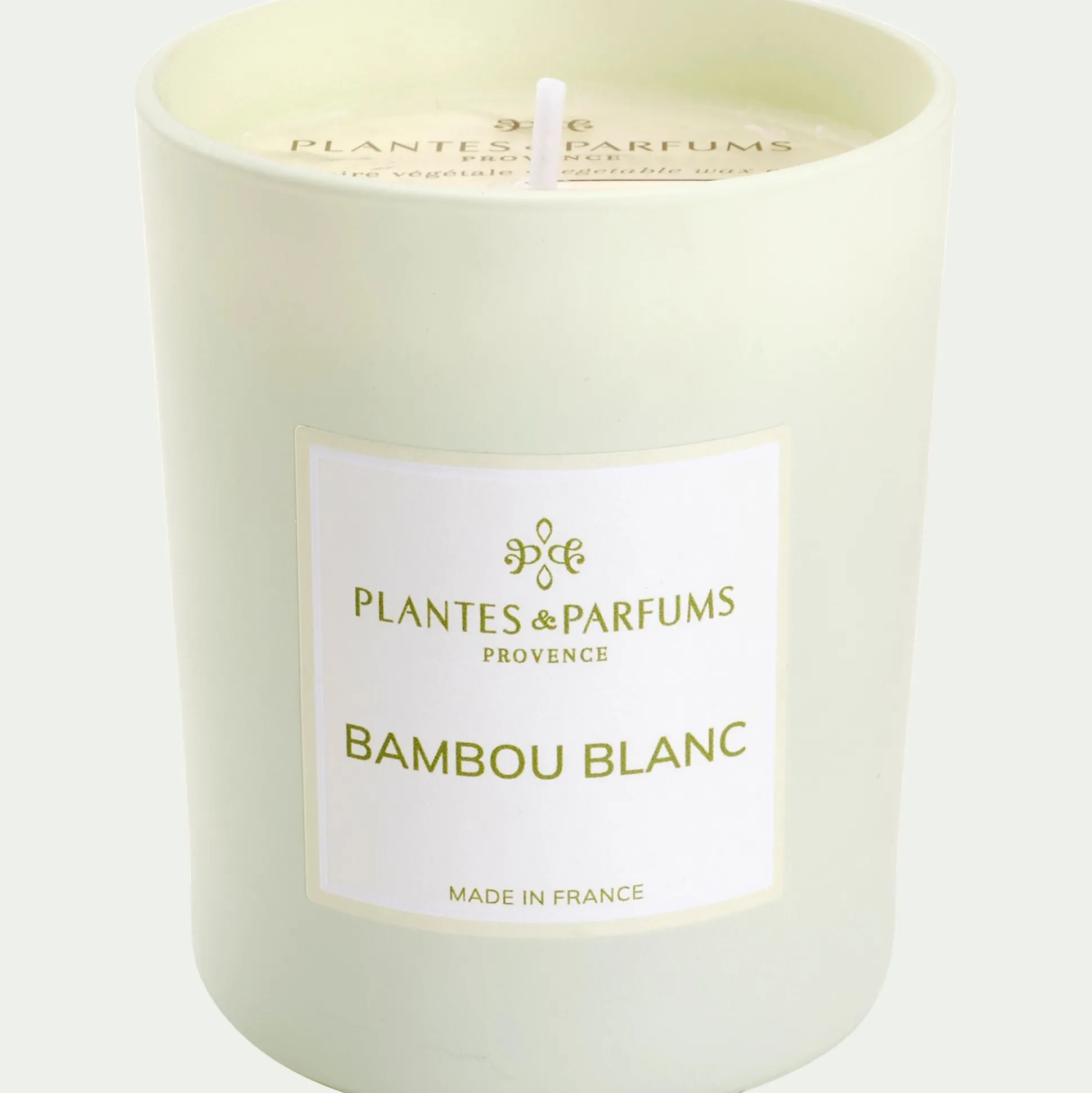 Bougie parfumée senteur Bambou Blanc 180g