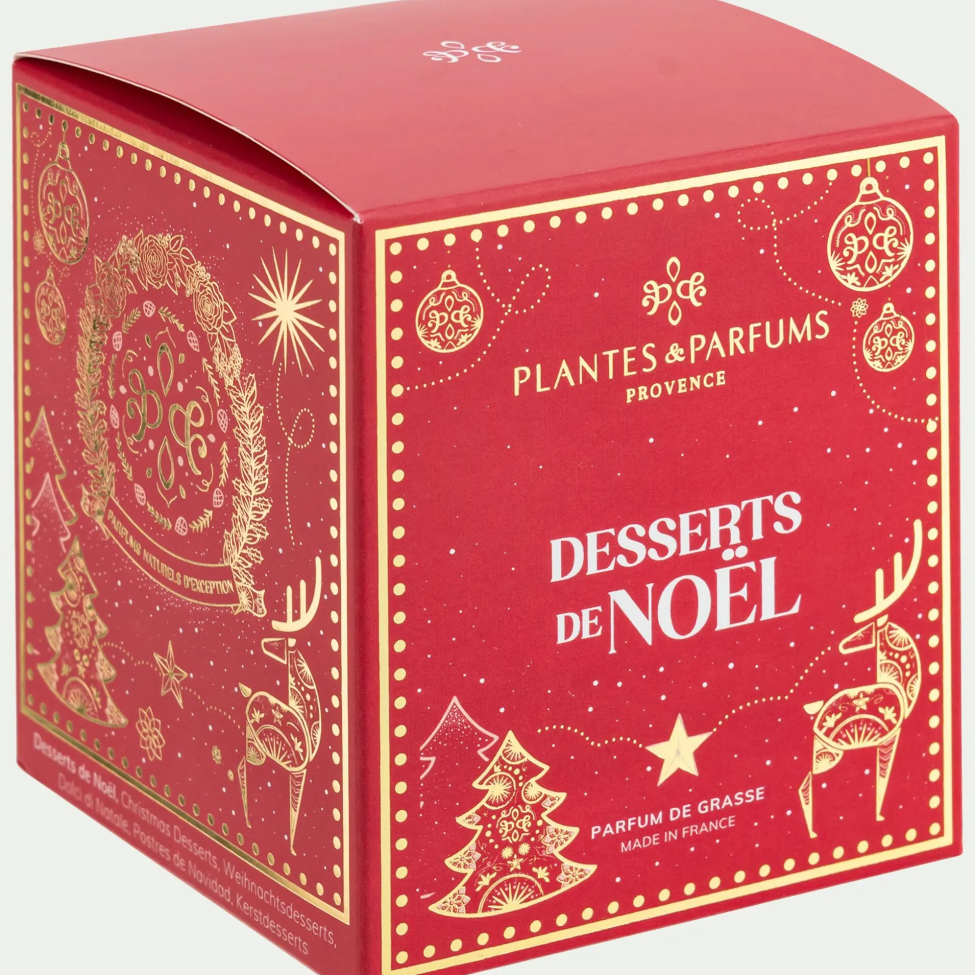 Bougie parfumée senteur Desserts de Noël 180g