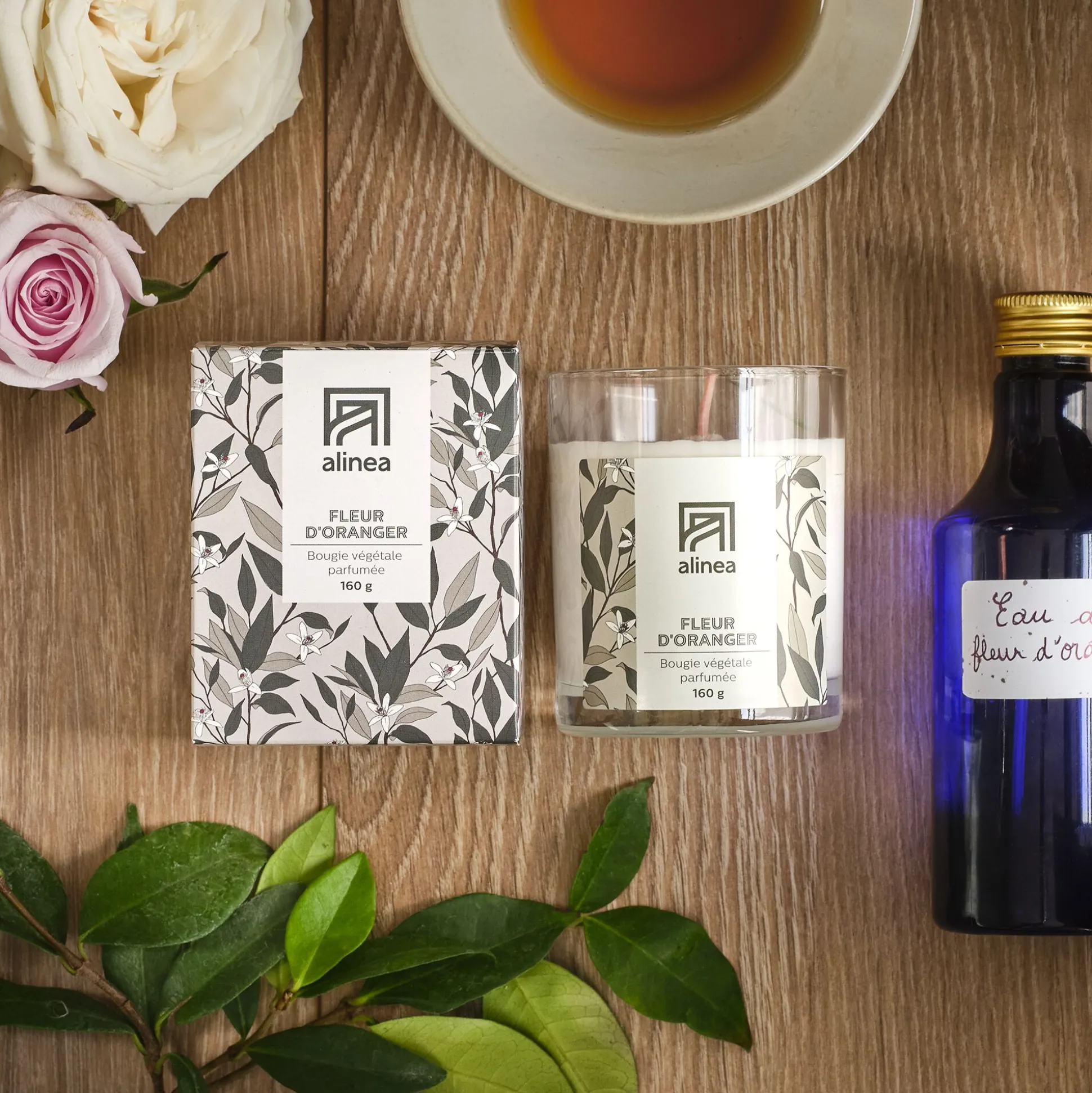 Bougie parfumée senteur Fleur d'Oranger 160g