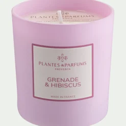Bougie parfumée senteur Grenade Hibiscus 180g