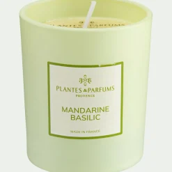 Bougie parfumée senteur mandarine et basilic 180g