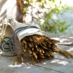 Bouquet de blé séché H55cm - doré