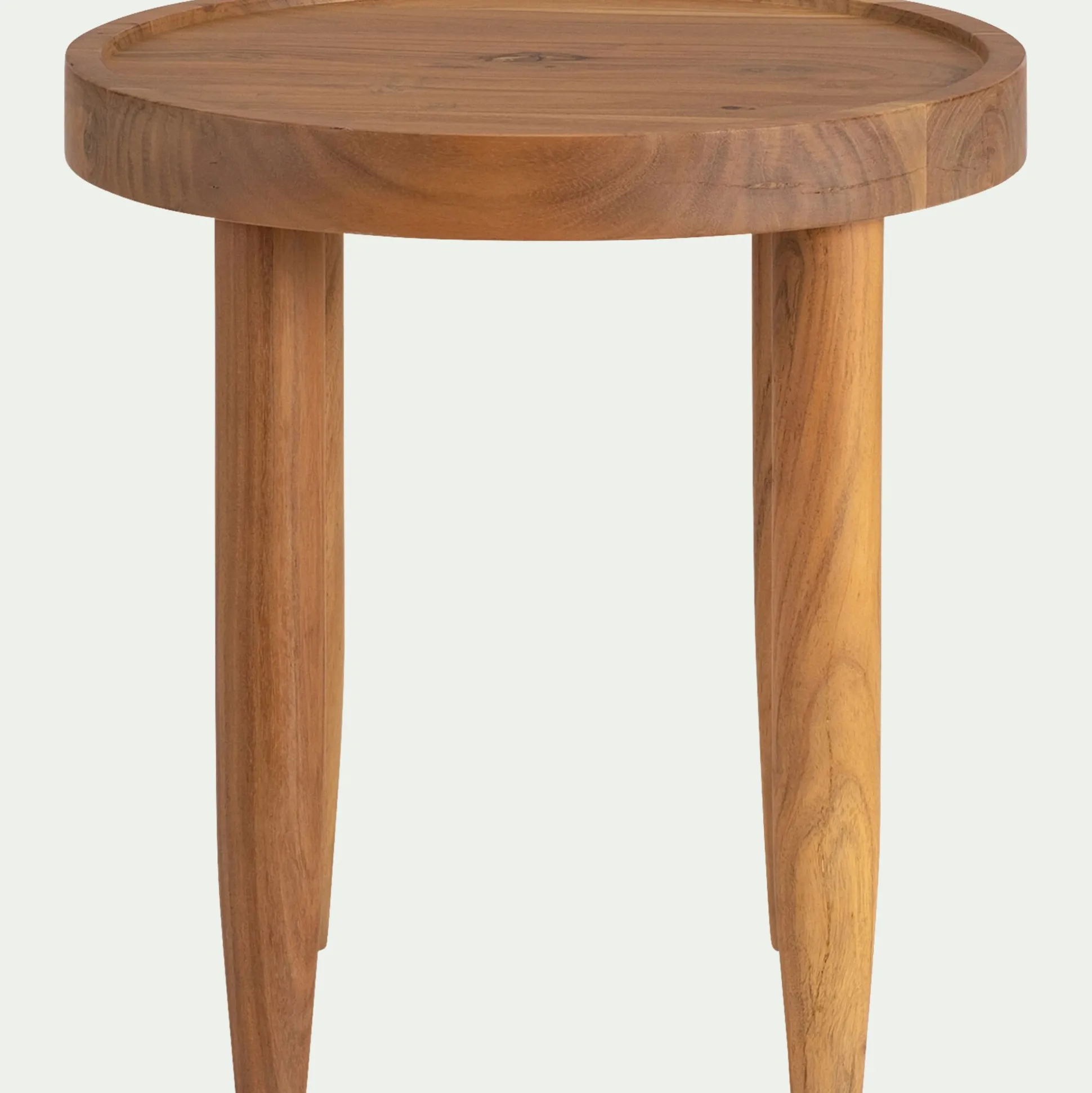 Bout de canapé en acacia D45xH47cm - naturel