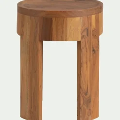 bout de canapé en acacia D35xH45cm - naturel