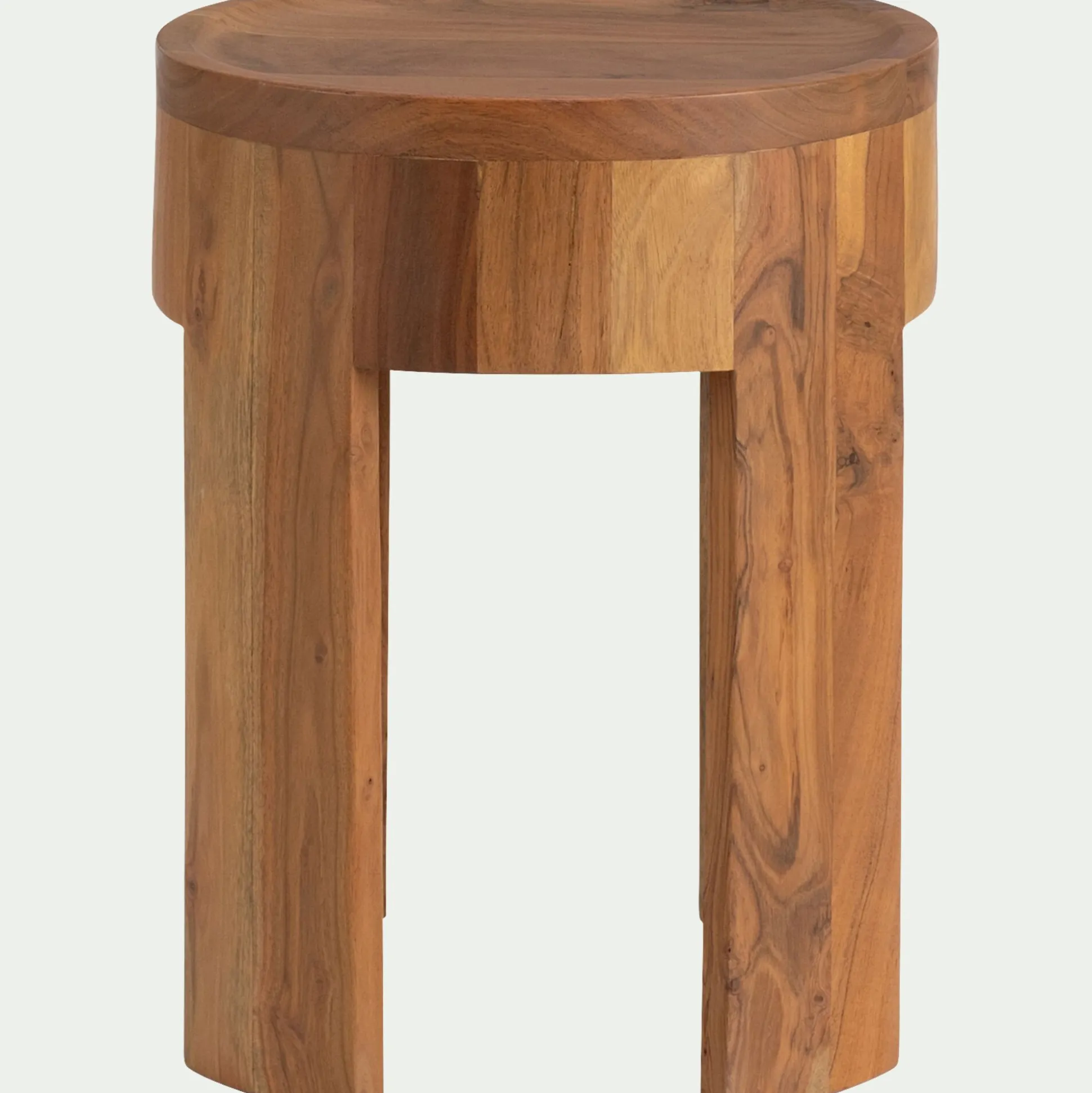 bout de canapé en acacia D35xH45cm - naturel